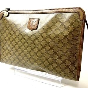 Celine Macadam PVC Clutch Handbag